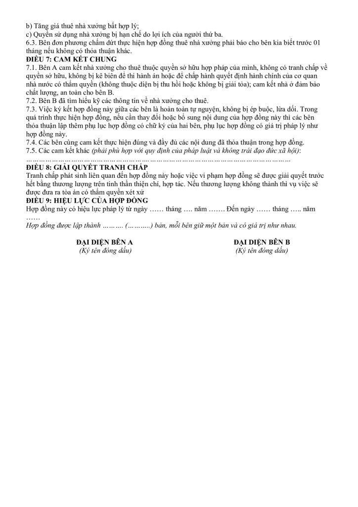 Mẫu hợp đồng thuê kho doanh nghiệp có thể tham khảo (3)