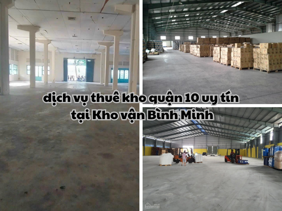 Cho thuê kho quận 10 - phương án tiết kiệm chi phí