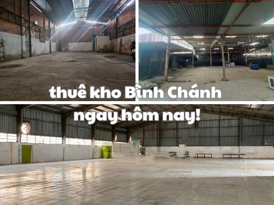 Cho thuê kho Bình Chánh đã có mặt tại Kho vận Bình Minh!