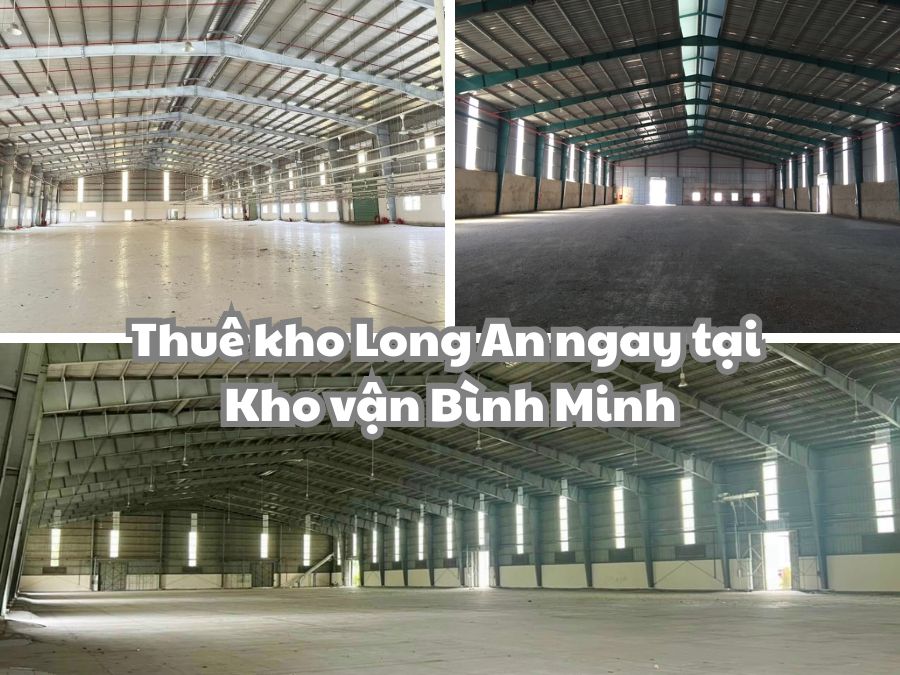 Dịch vụ cho thuê kho Long An chuyên nghiệp tại Kho vận Bình Minh