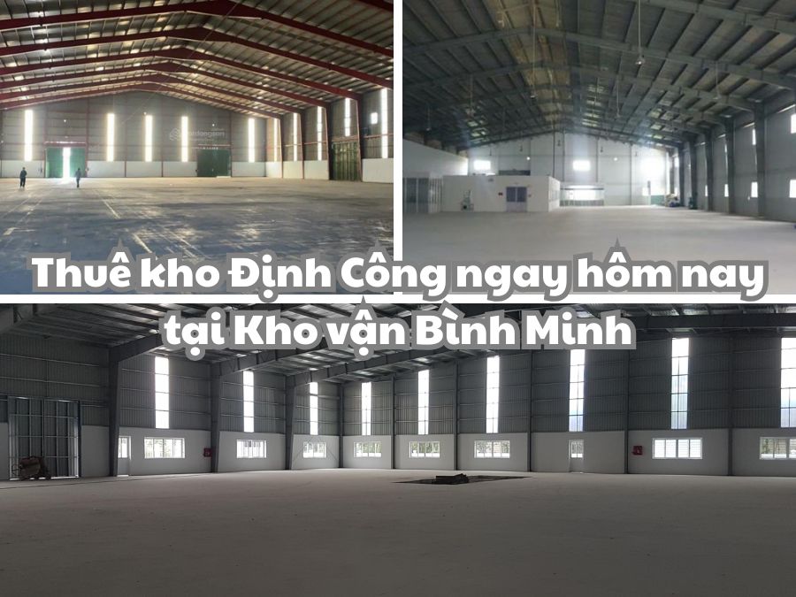 Thuê kho Định Công hôm nay để nhận ngay ưu đãi cực sốc!