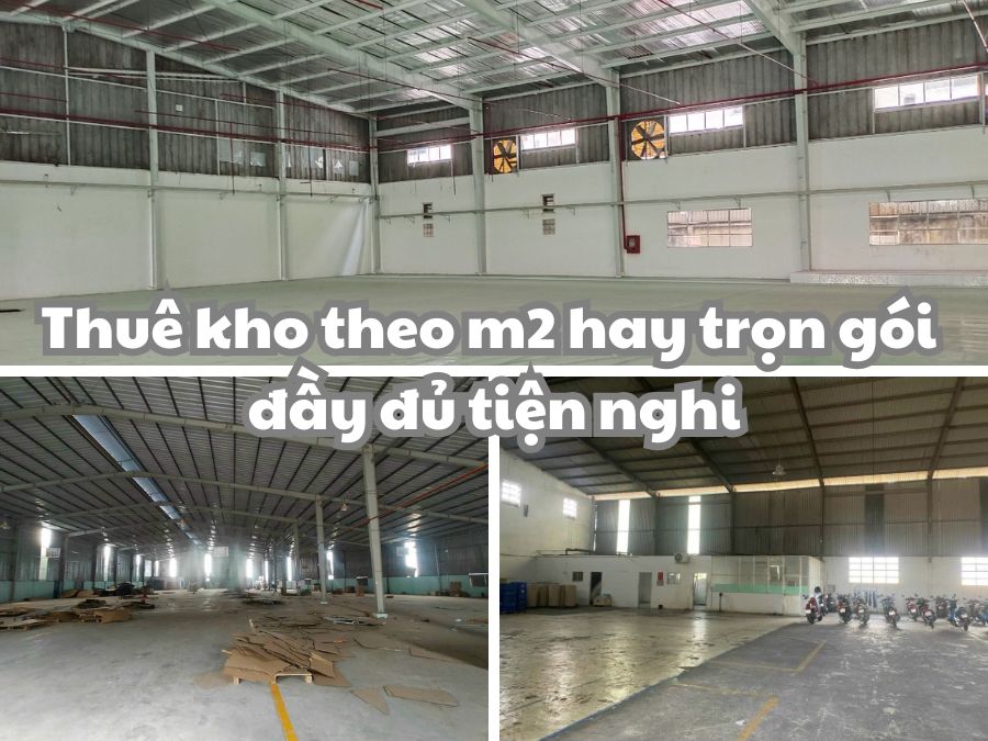 Thuê kho theo m2 hay trọn gói? Lựa chọn nào mới thực sự tối ưu?